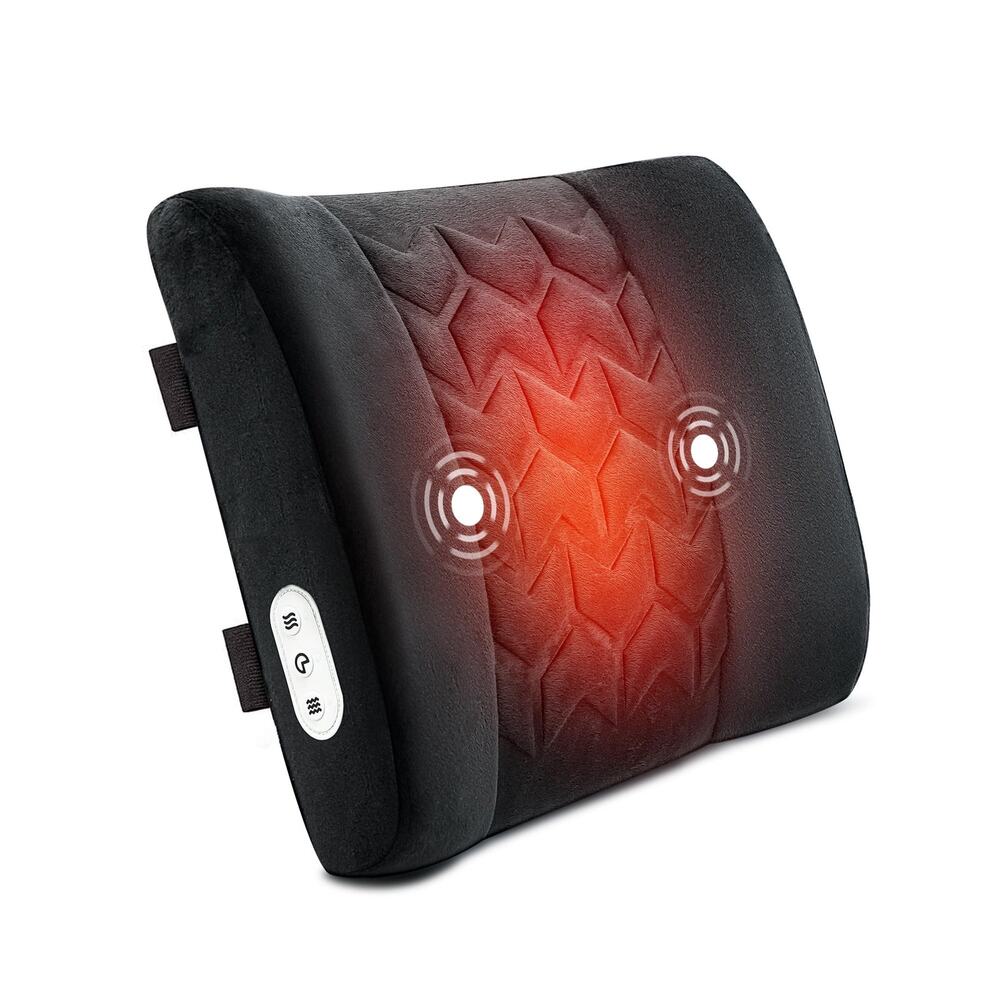New - No Box CILI Lumbar Support Pillow Heated Back Support Pillow Vibration